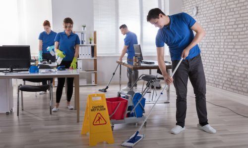 High-rise cleaning